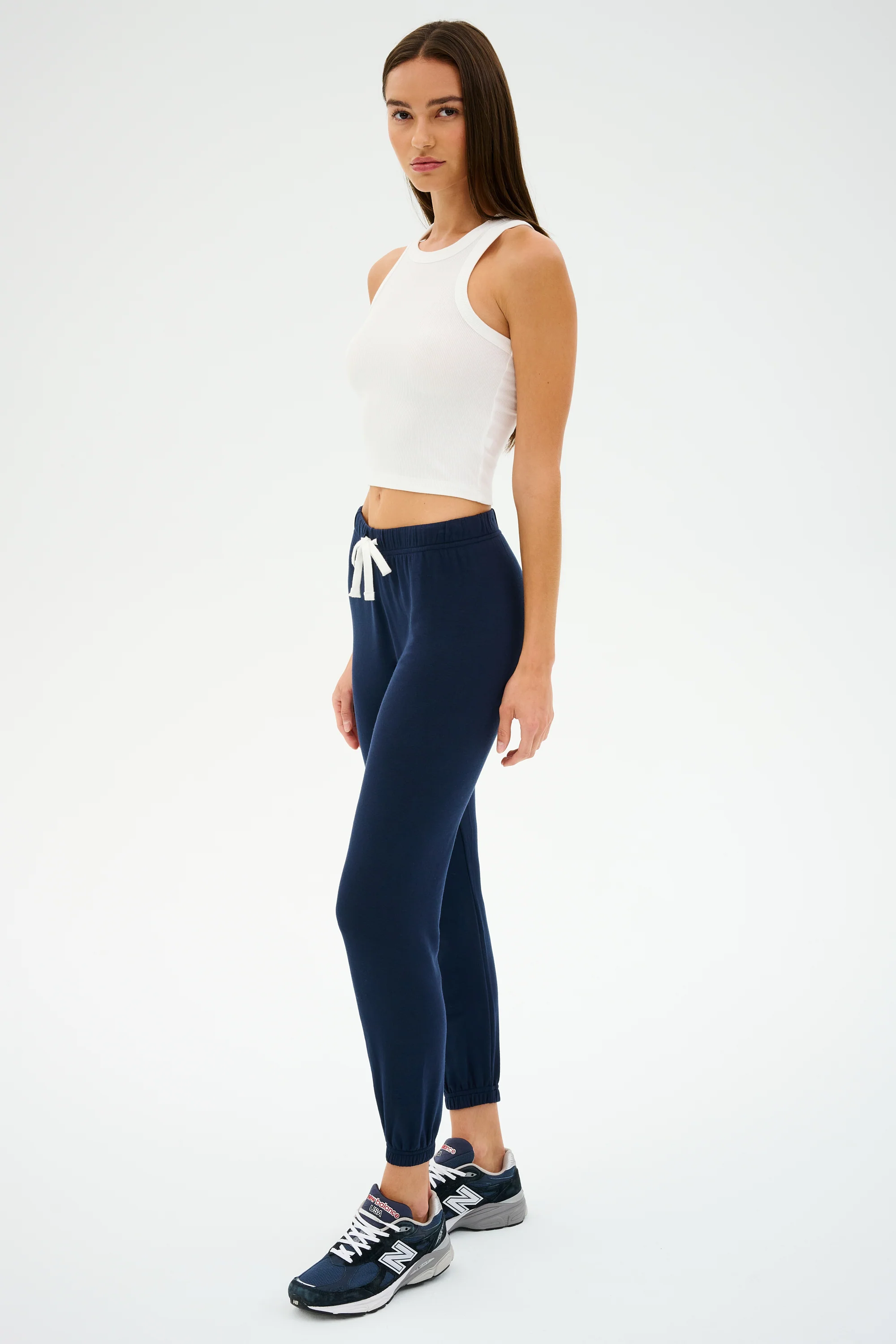 Kiki Rib Crop Tank - White - Image 5
