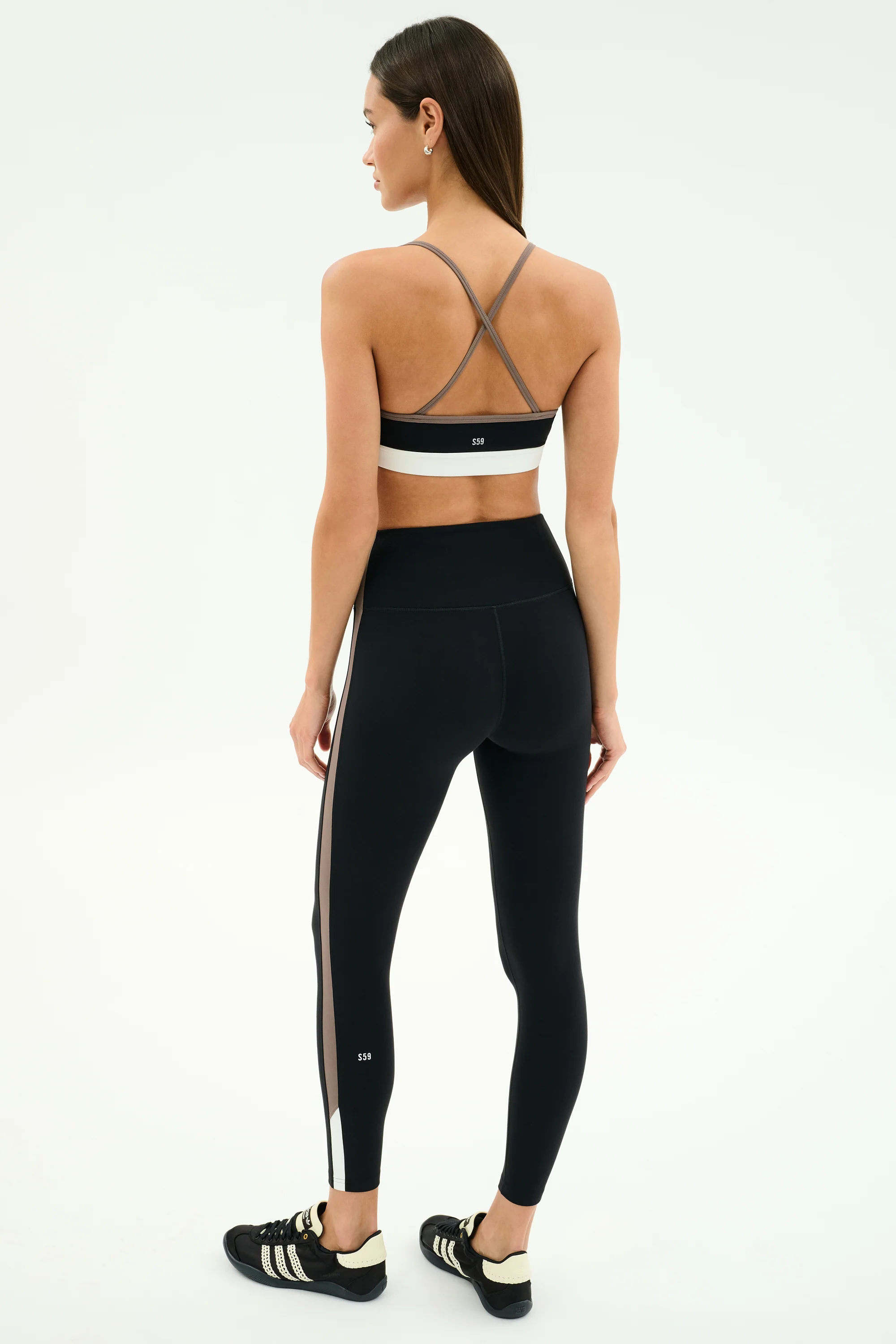 Layla Airweight High Waist 7/8 - Black/Lentil - Image 6