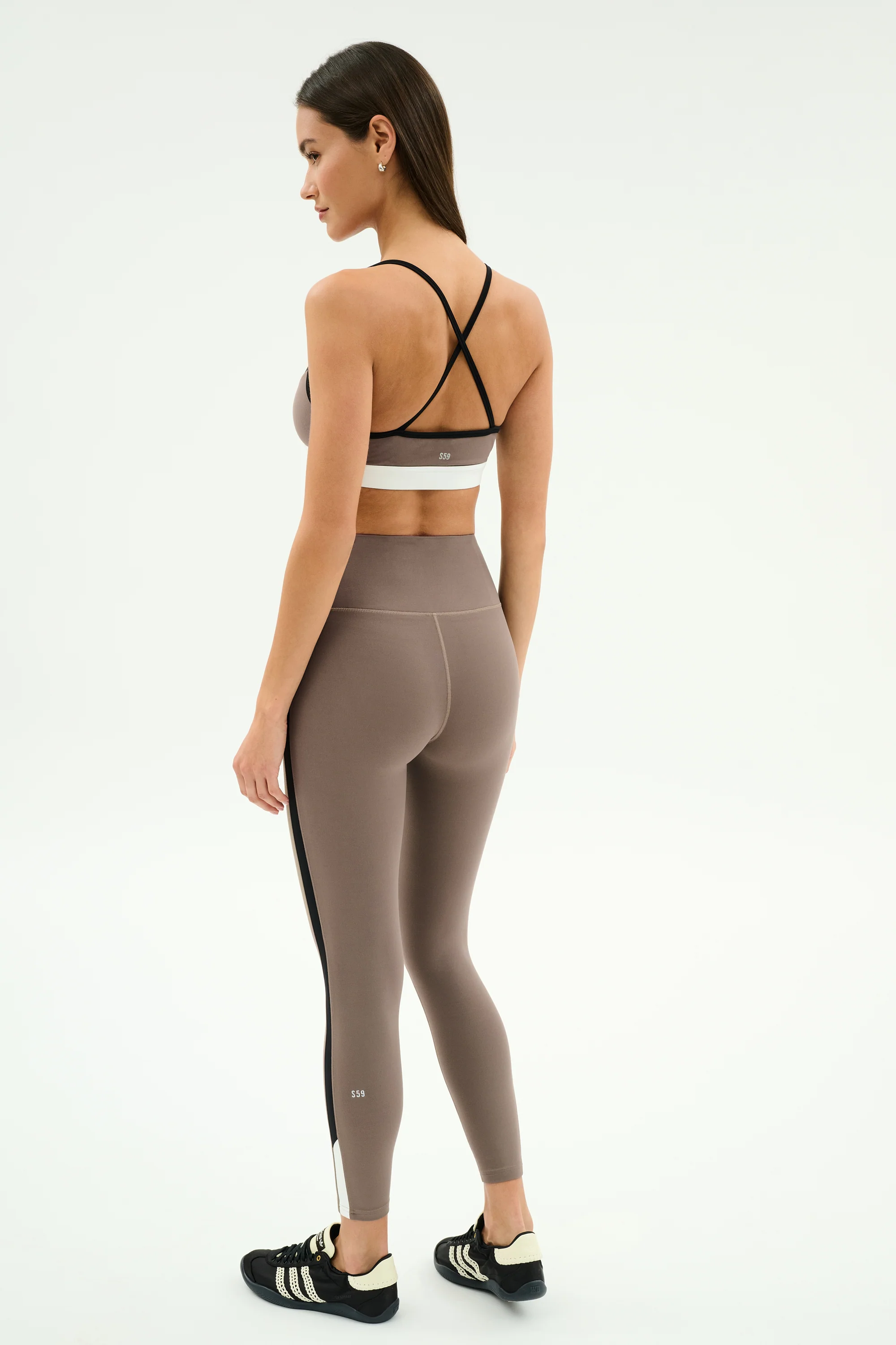 Layla Airweight High Waist 7/8 - Lentil/Black - Image 6