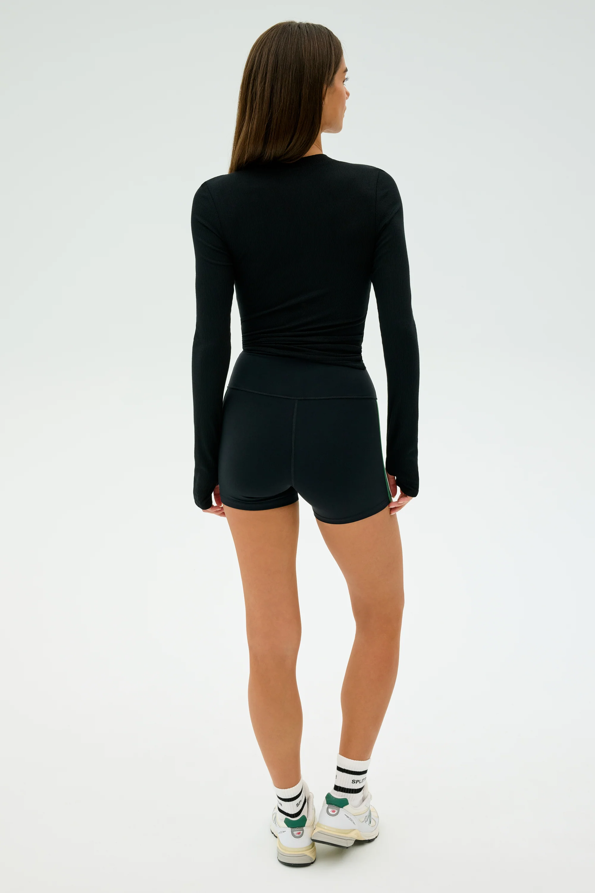 Louise Rib Long Sleeve - Black - Image 6