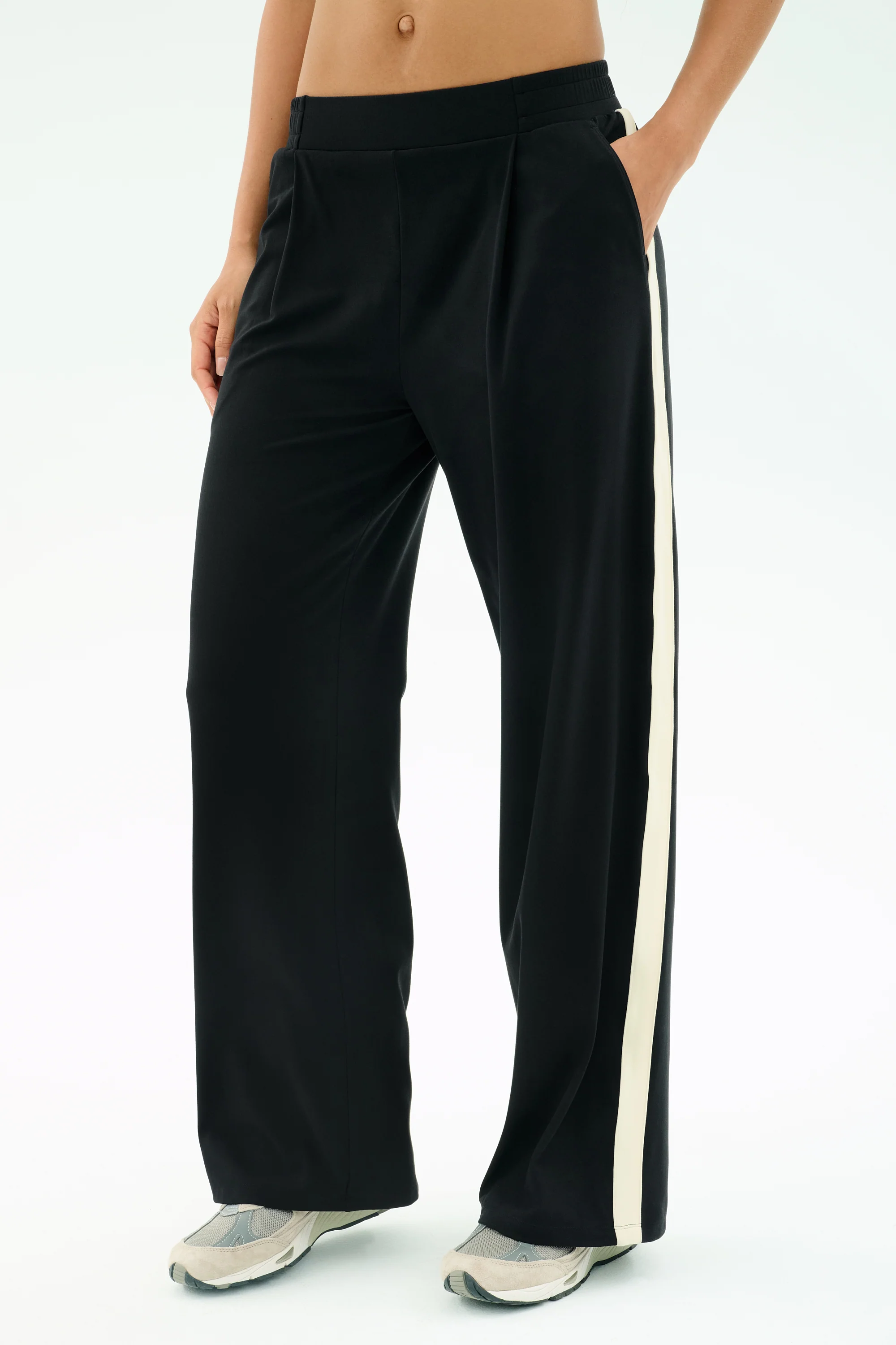 Luca Airweight Trouser with Stripe