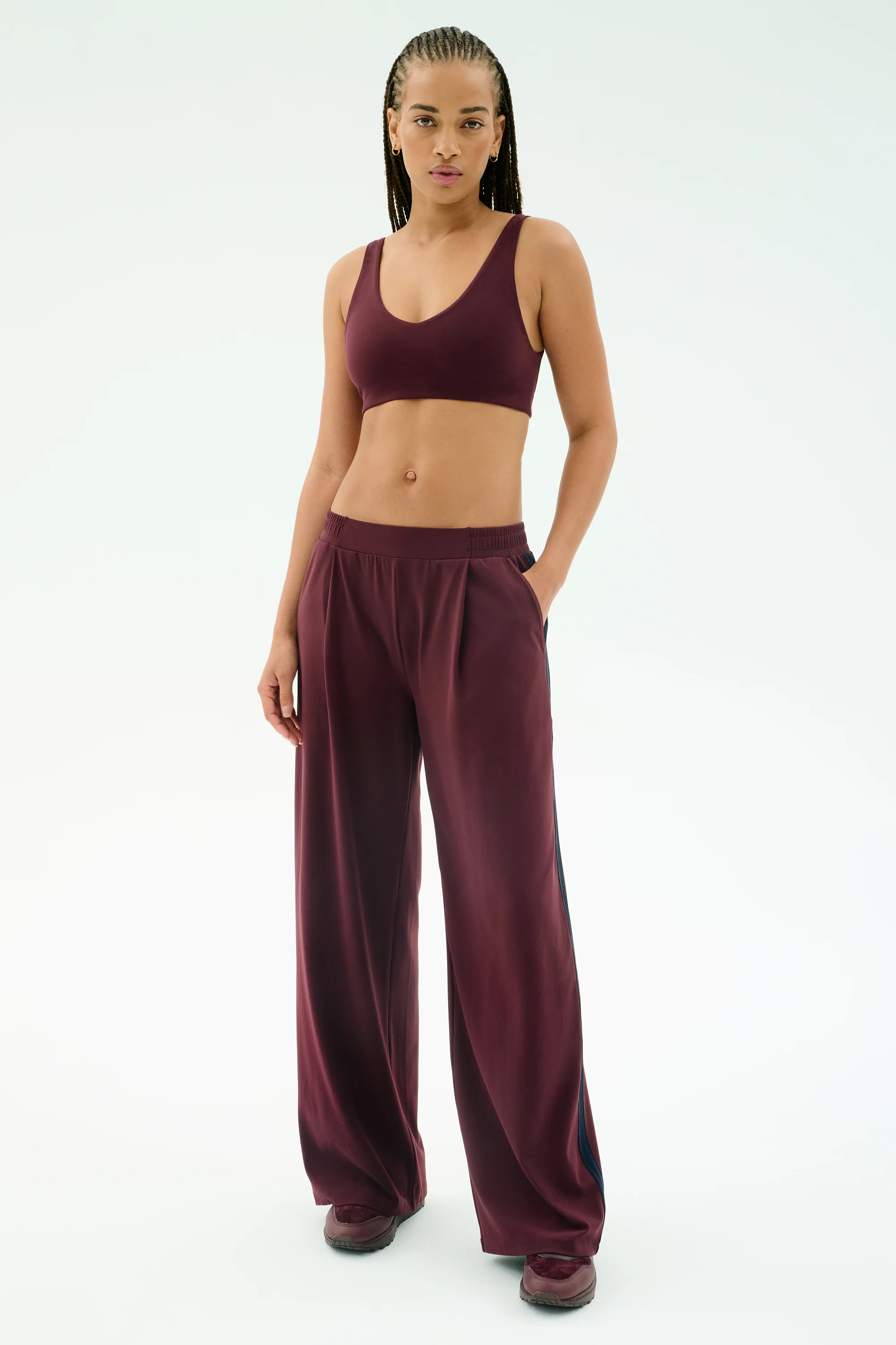 Airweight Scoop Back Bra - Dark Cherry - Image 4