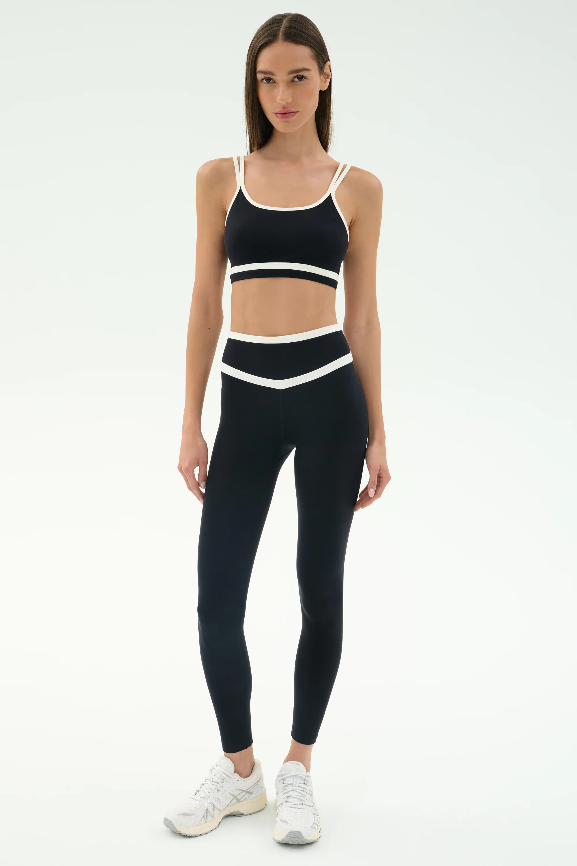 Mason High Waist Rigor Full Length - Black/White - Image 4
