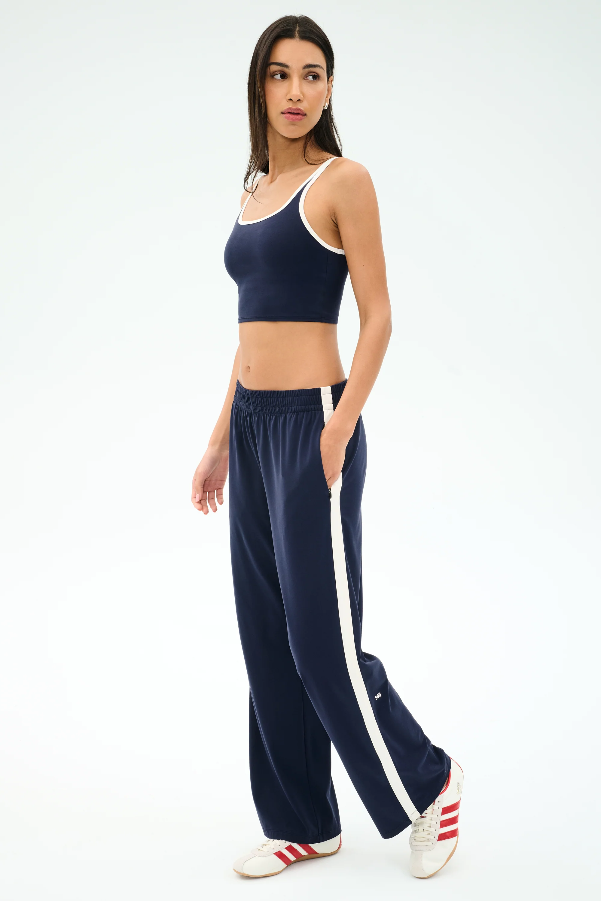 Maxie Rigor Track Pant - Indigo/White - Image 5