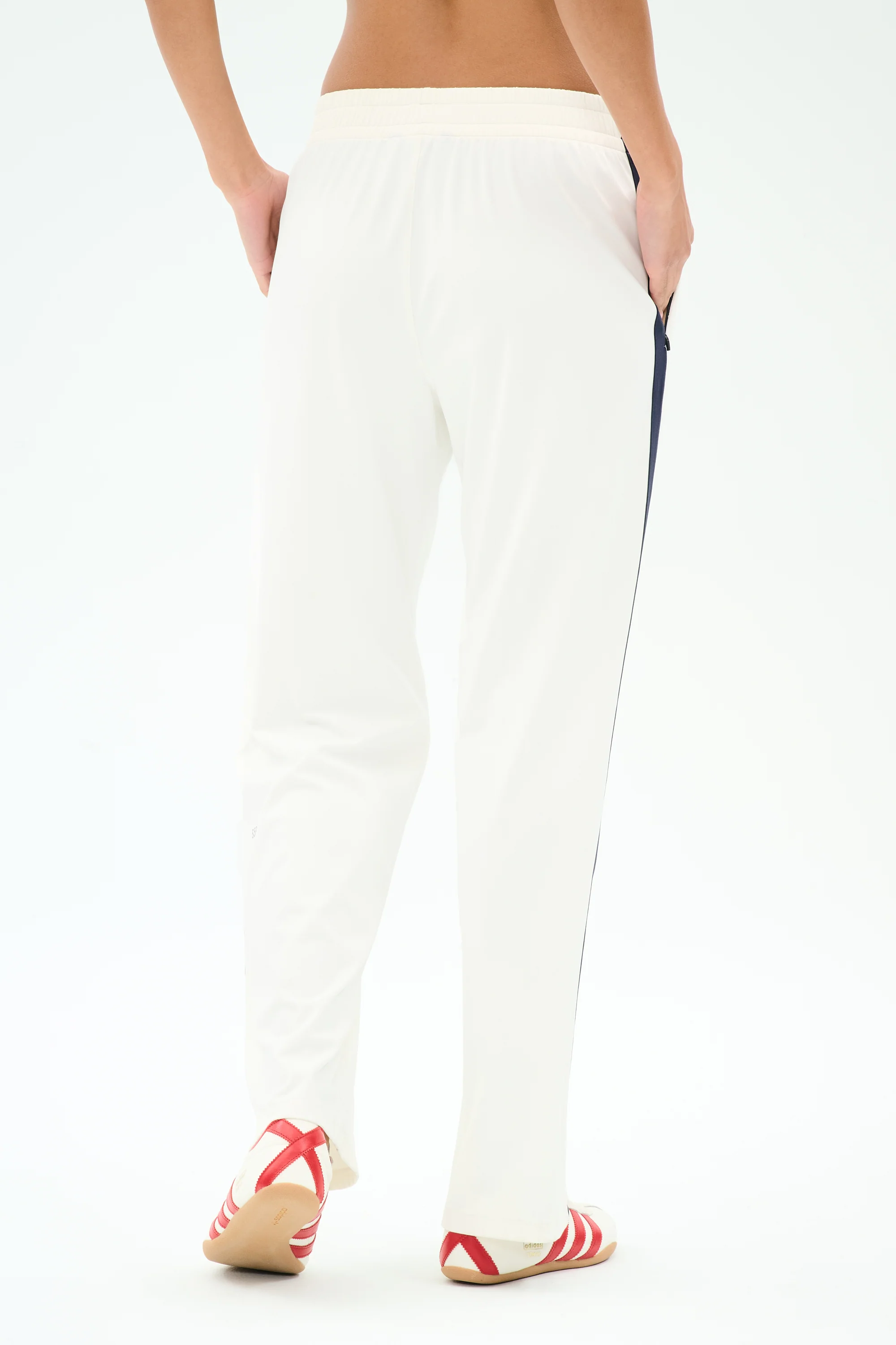Maxie Rigor Track Pant - White/Indigo - Image 3
