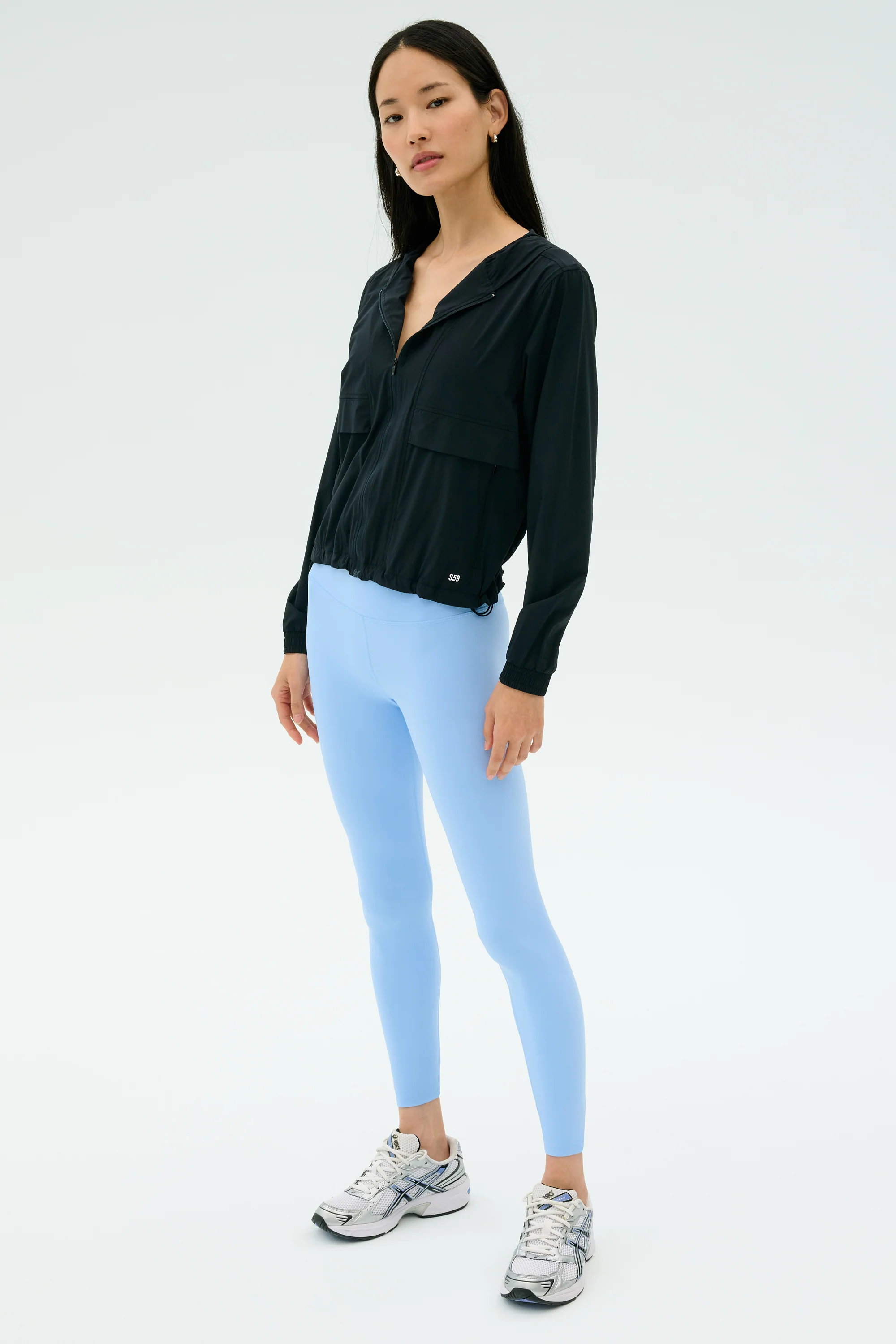 Megan Woven Nylon Jacket - Black - Image 5