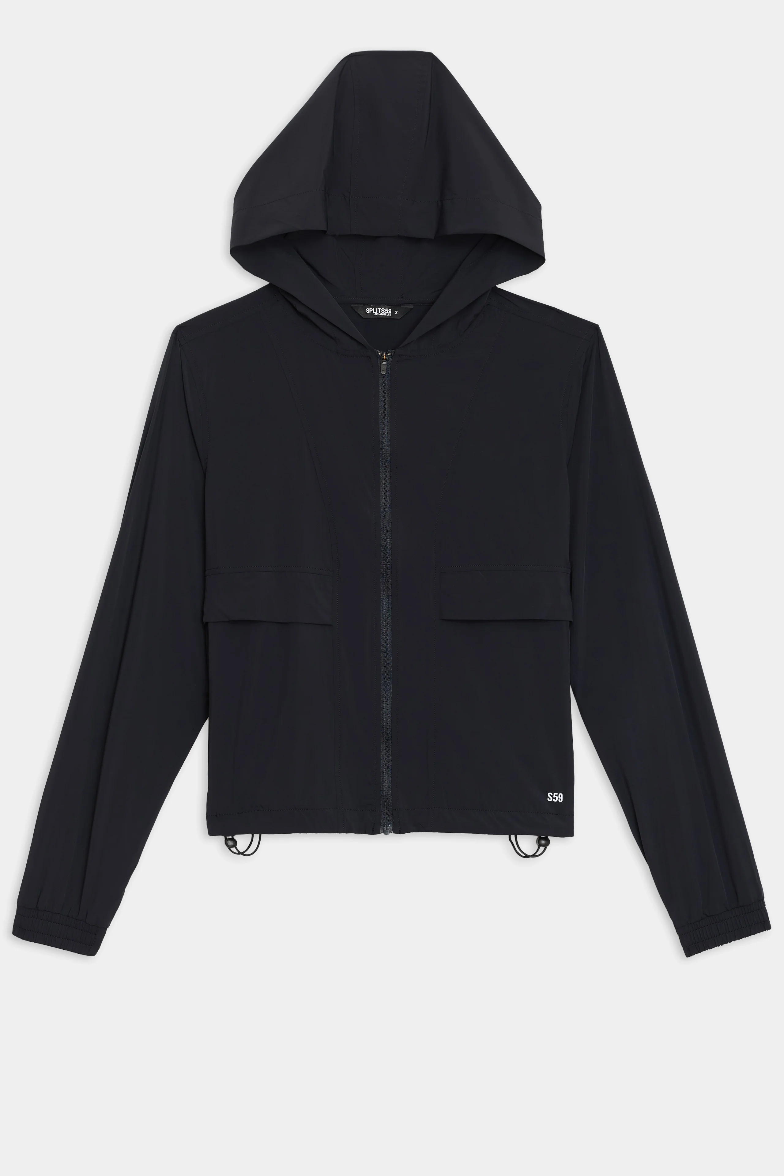 Megan Woven Nylon Jacket - Black - Image 7