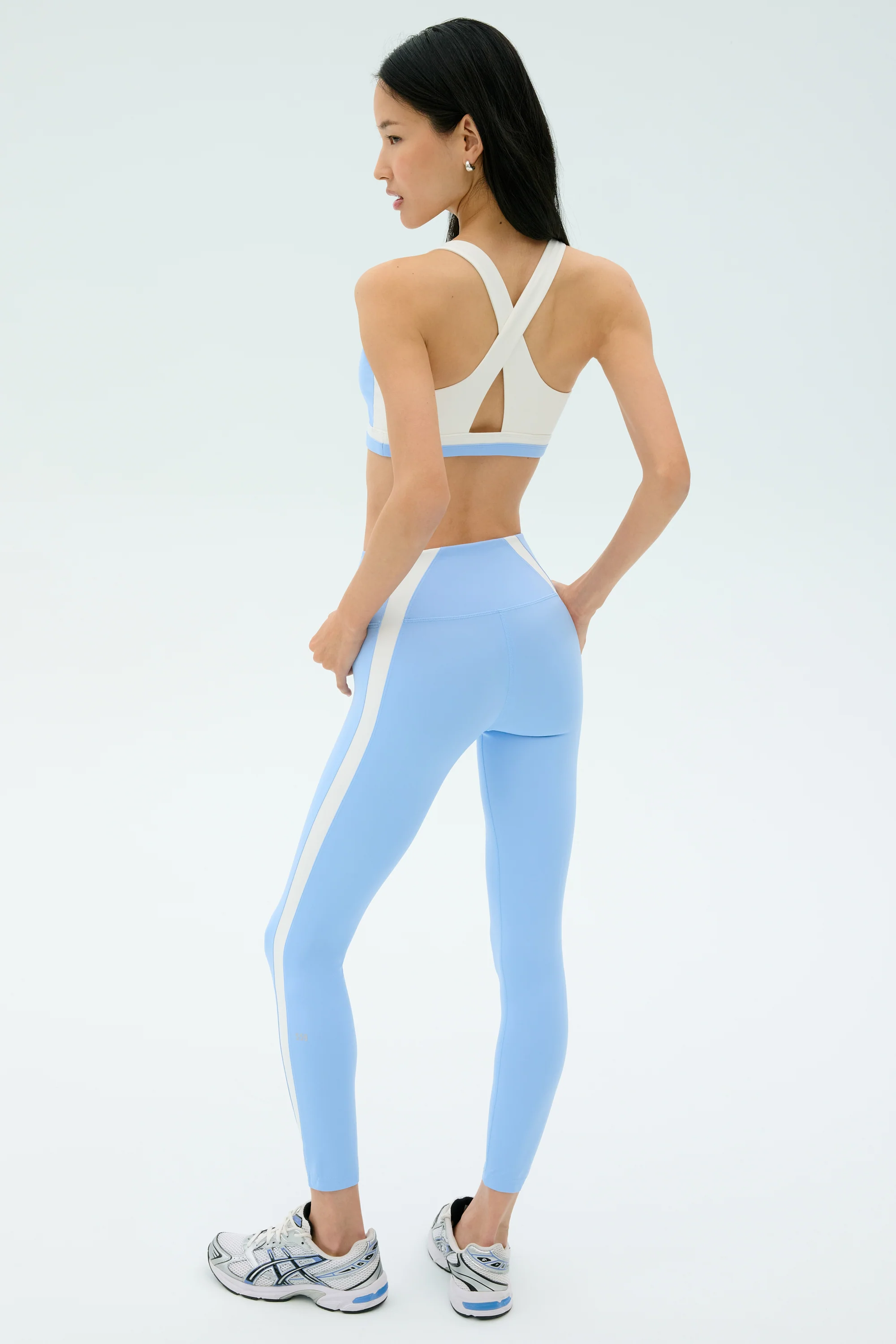 Miles High Waist Rigor 7/8 - Skylight/White - Image 6