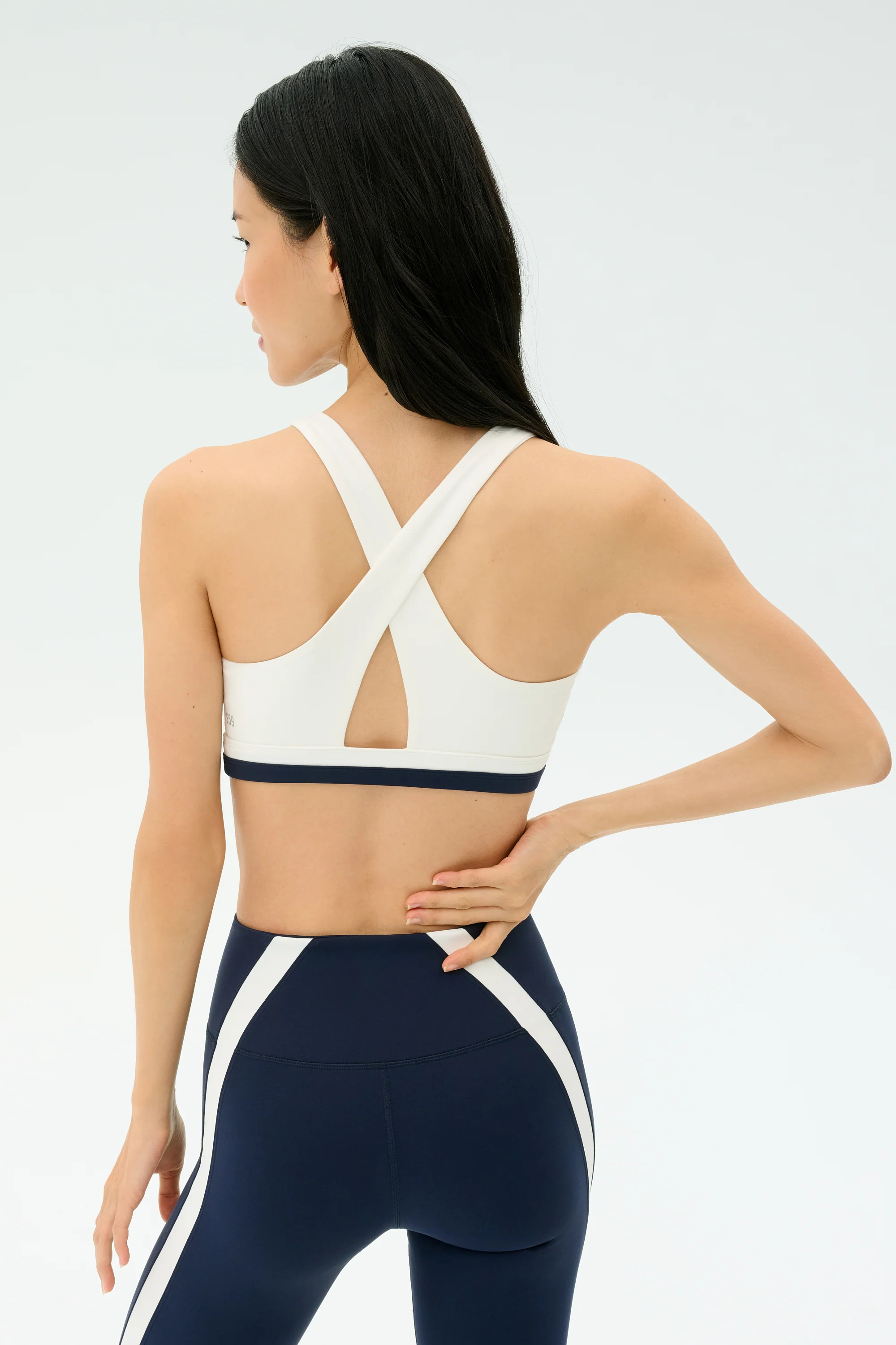 Miles Rigor Bra - Indigo/White - Image 3