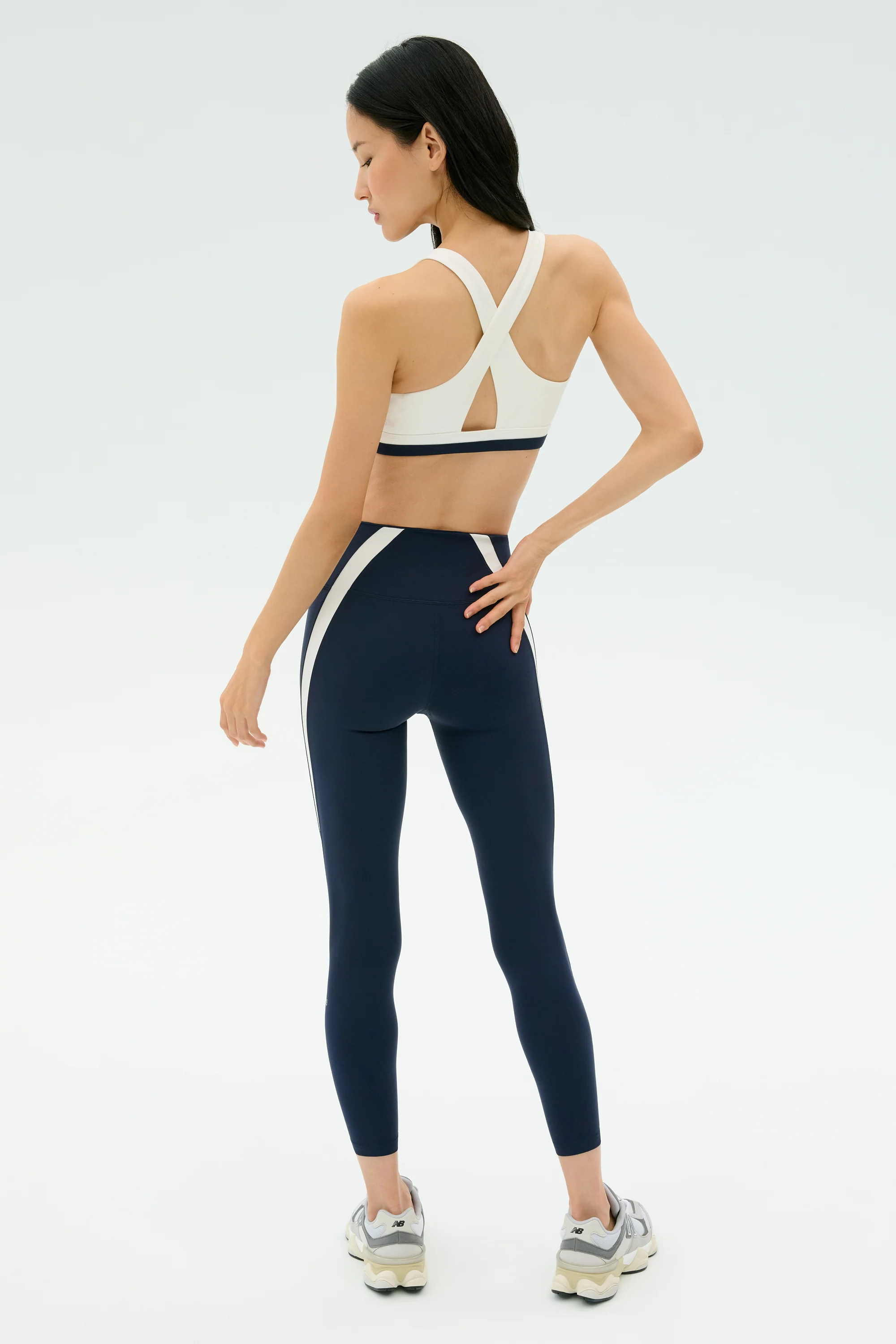 Miles Rigor Bra - Indigo/White - Image 6