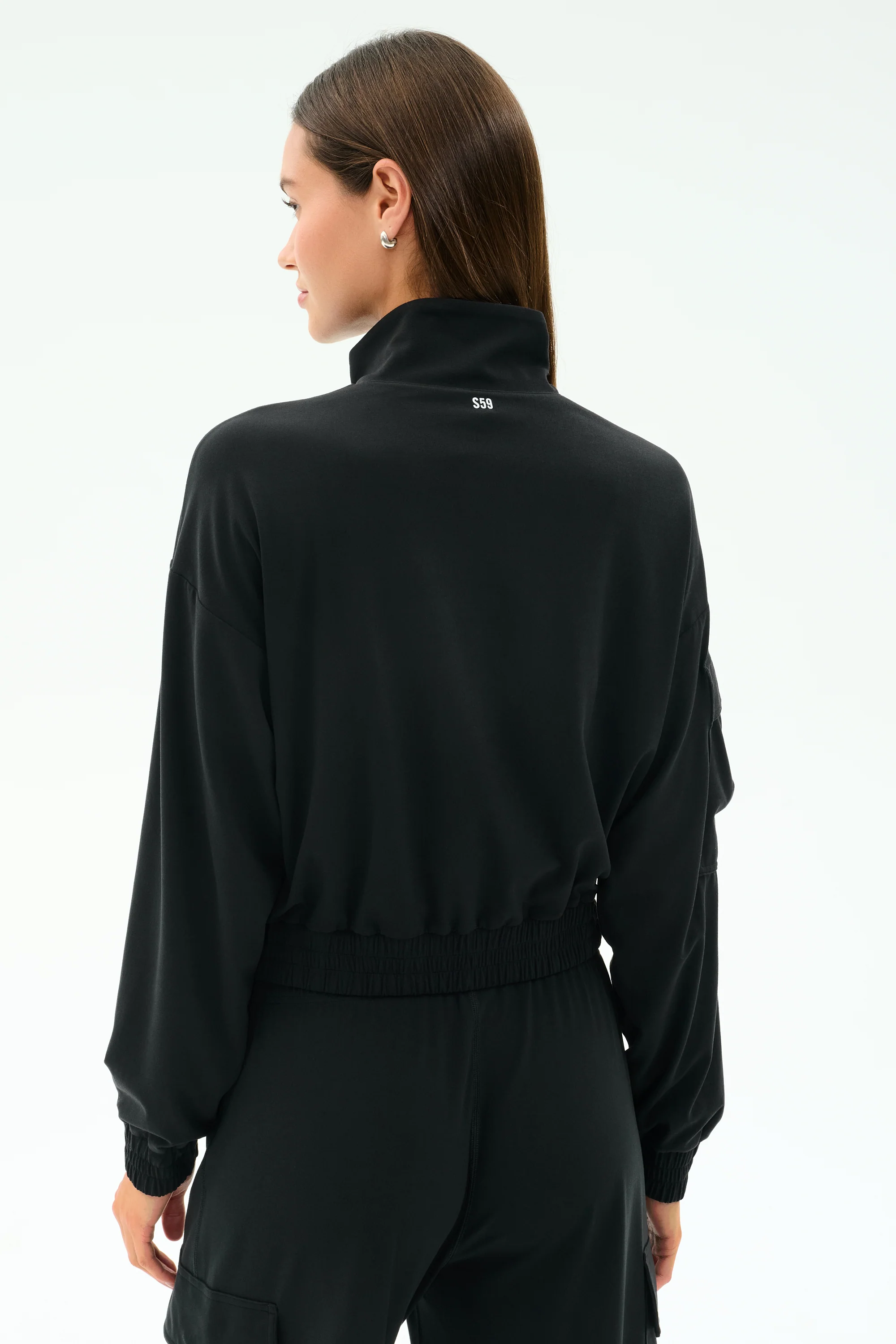 Peaches Airweight Cargo Jacket - Black - Image 3