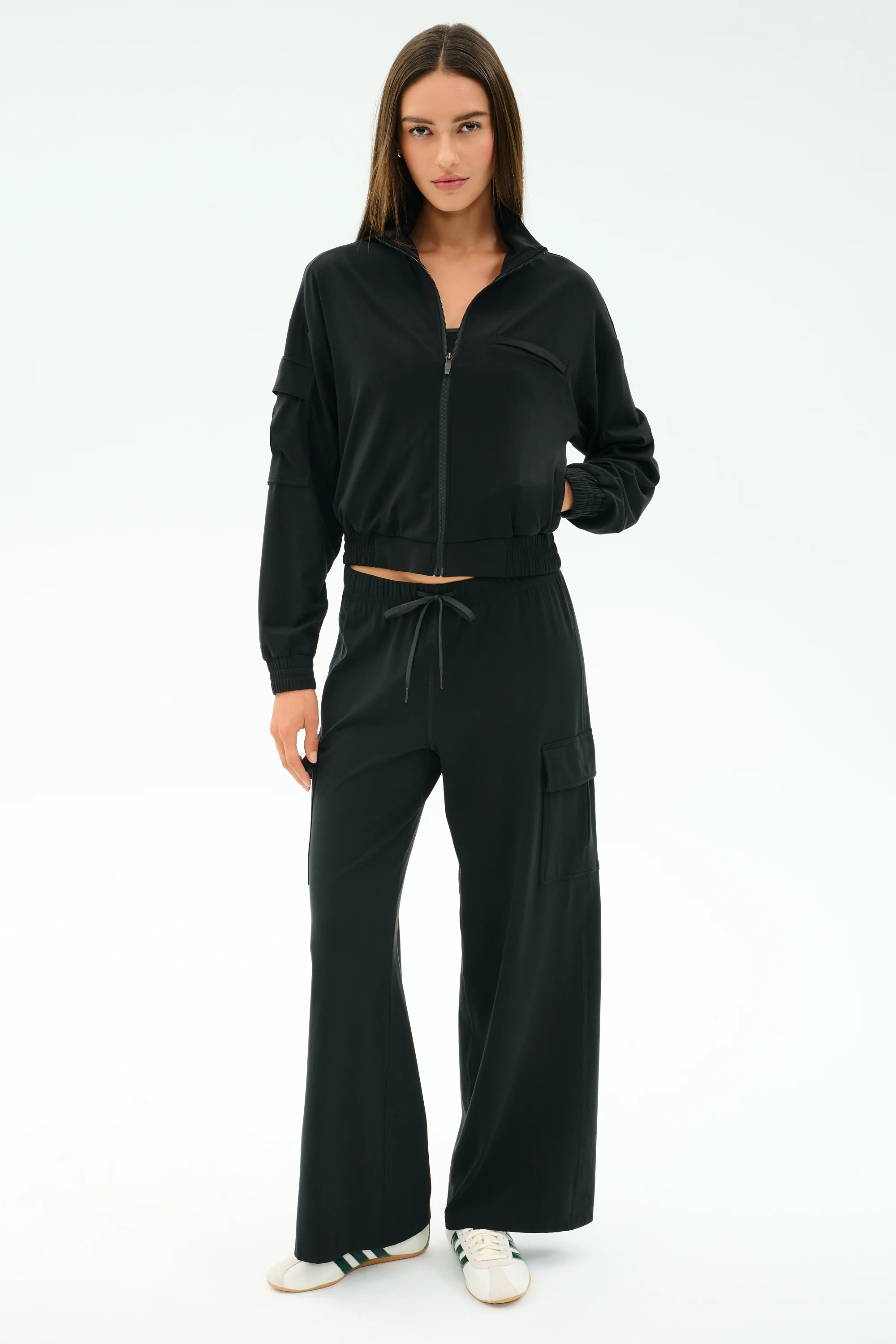 Peaches Airweight Cargo Jacket - Black - Image 4