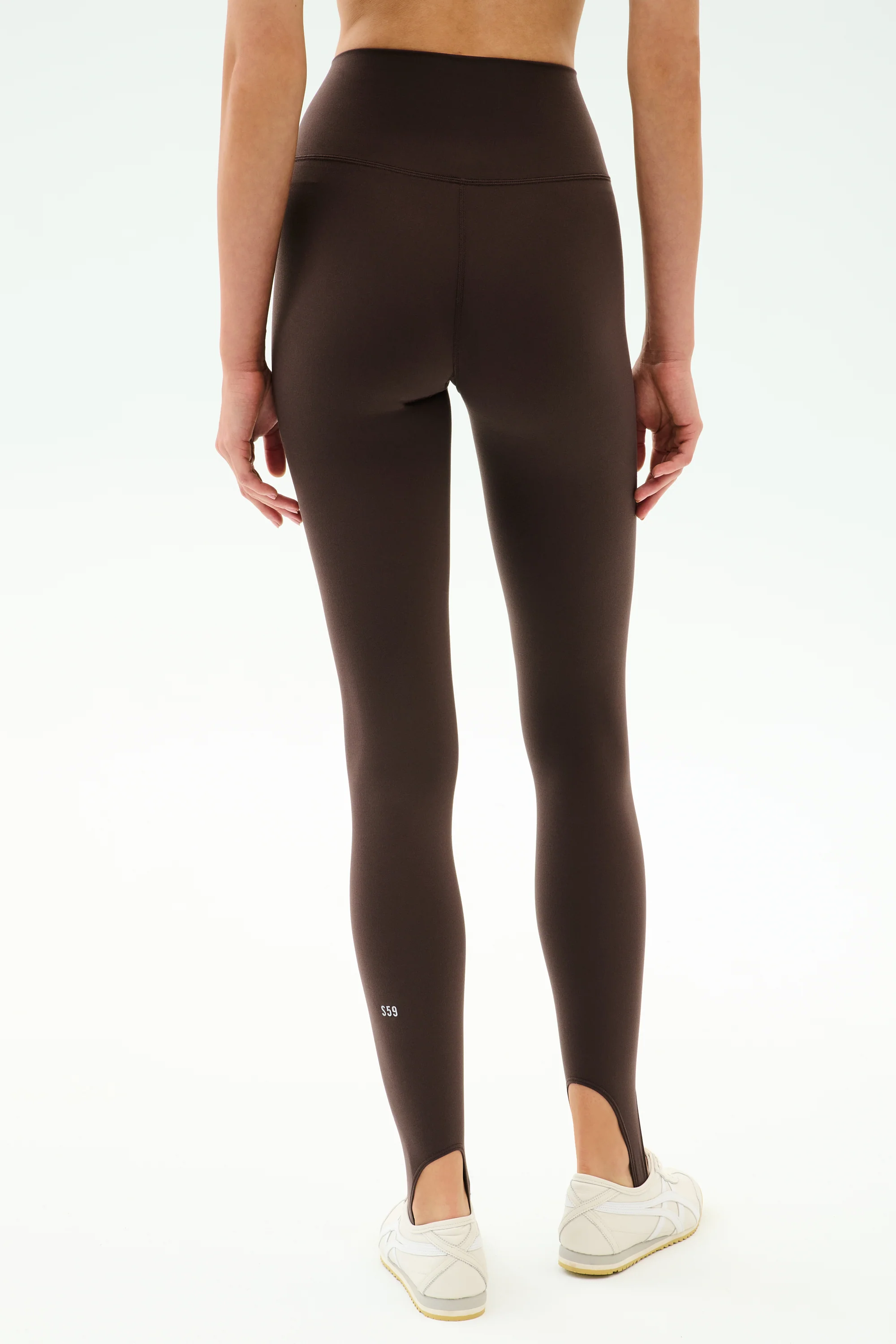 River High Waist Airweight Stirrup - Dark Chocolate - Image 3