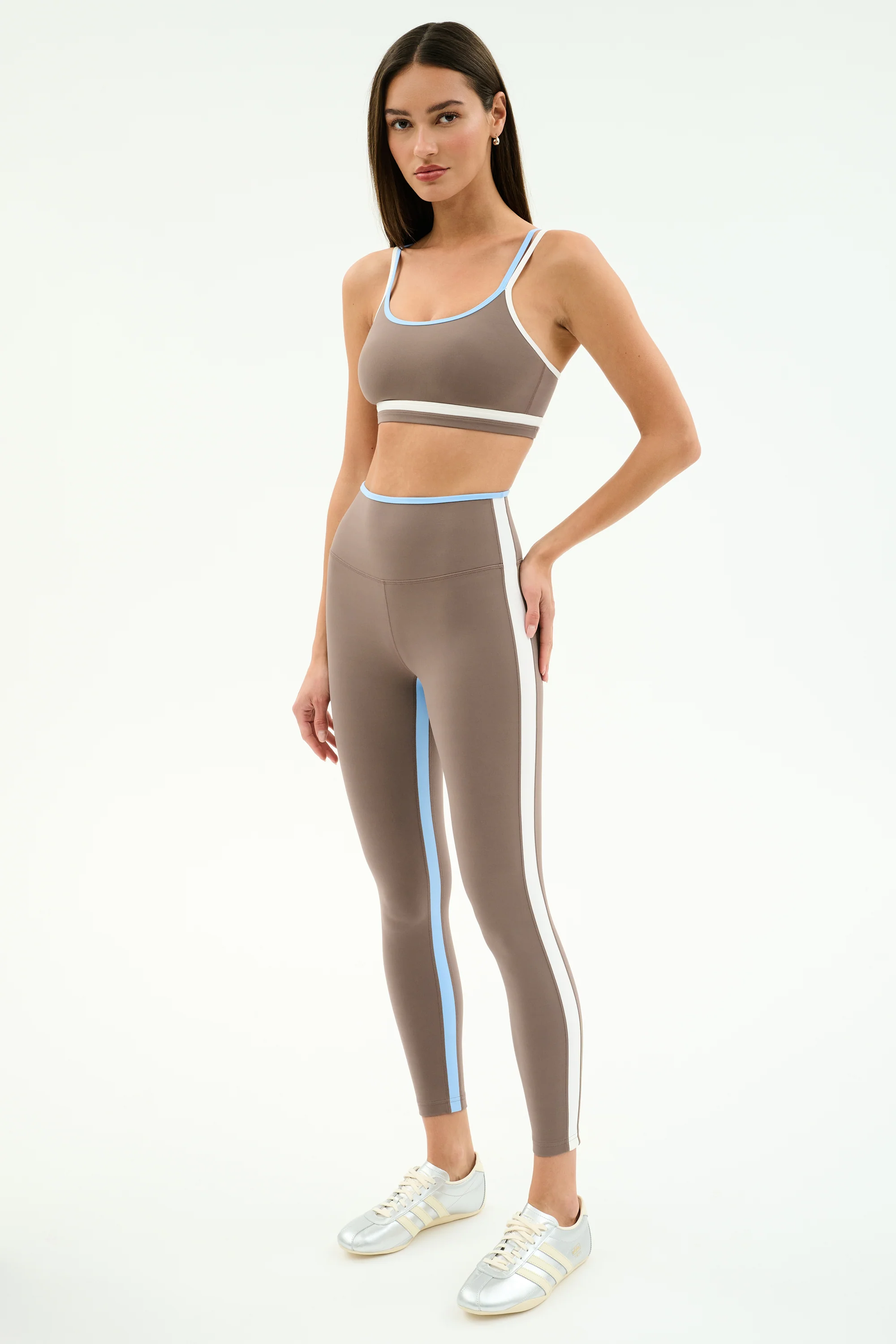 Sam High Waist Rigor 7/8 - Lentil/White - Image 4