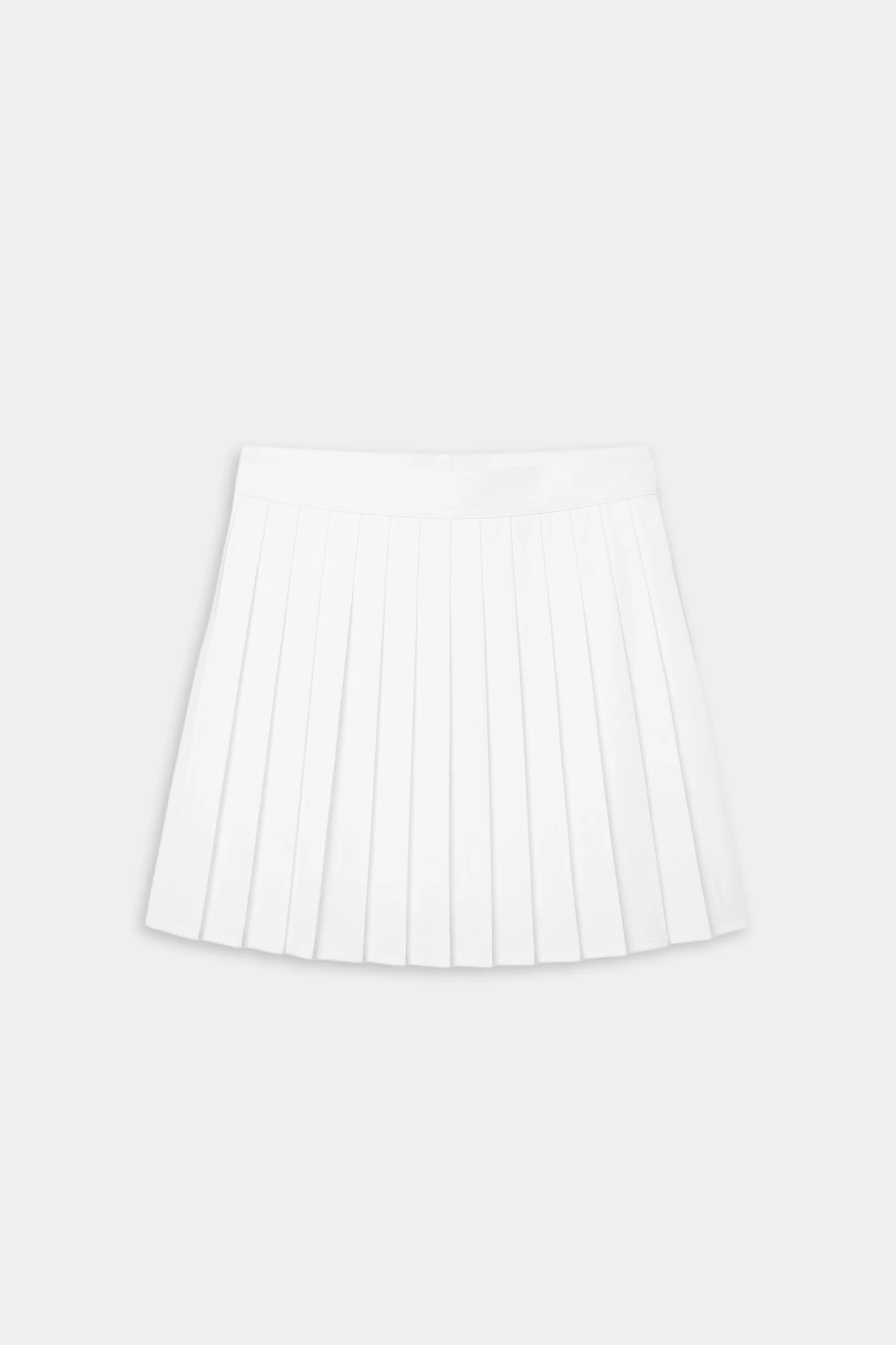 Shira Woven Pleated Skort - White - Image 7
