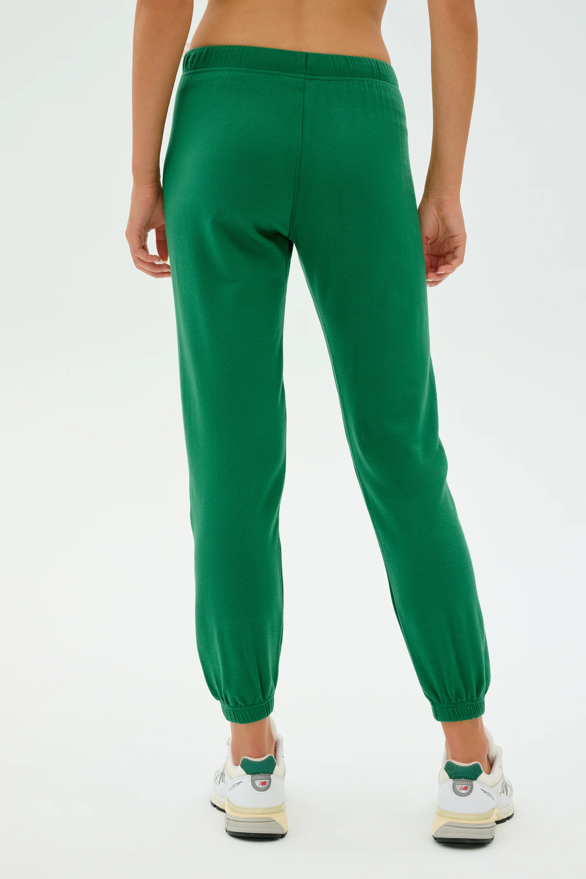 Sonja Fleece Sweatpant - Arugula - Image 3