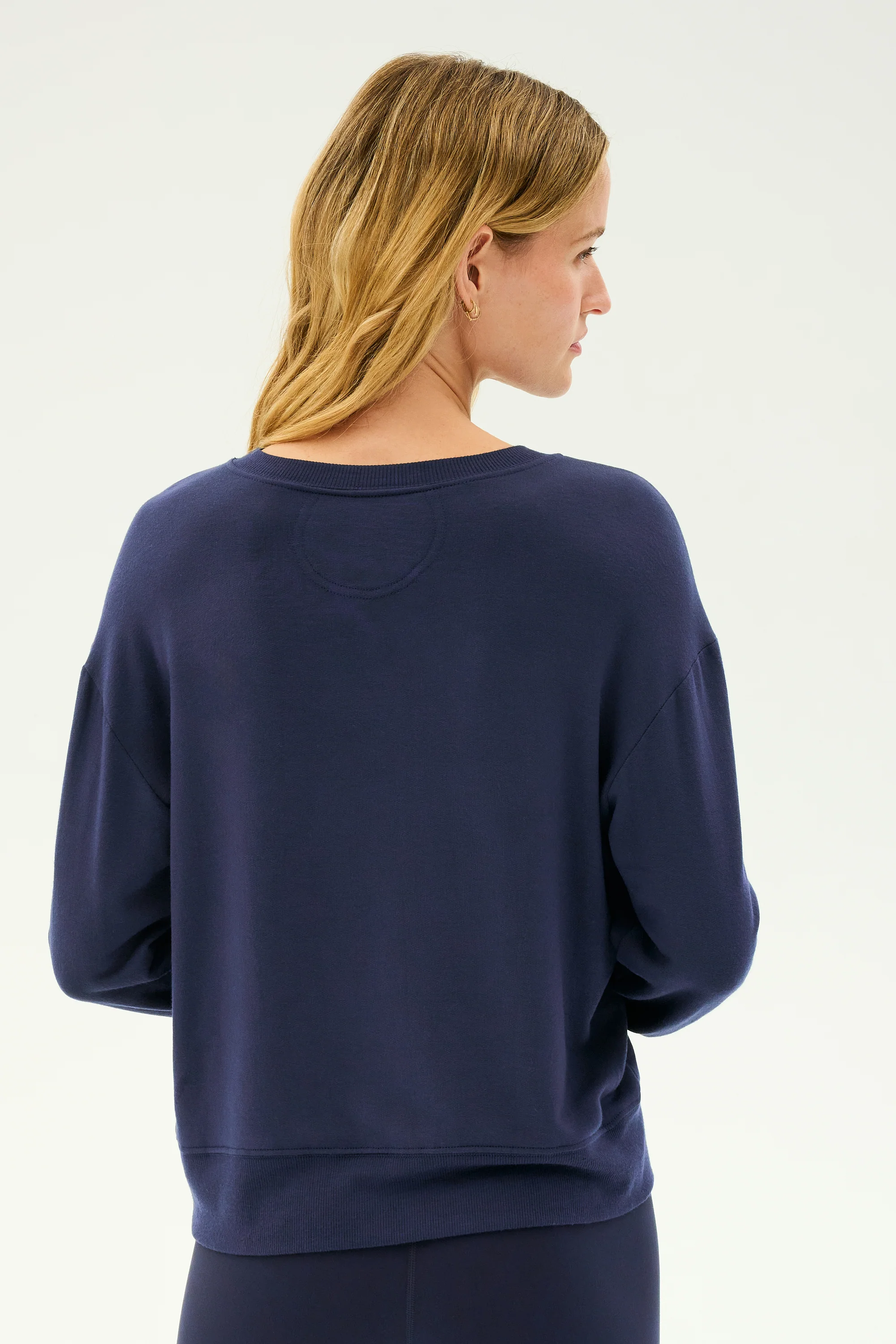 Sonja Fleece Sweatshirt - Indigo - Image 3