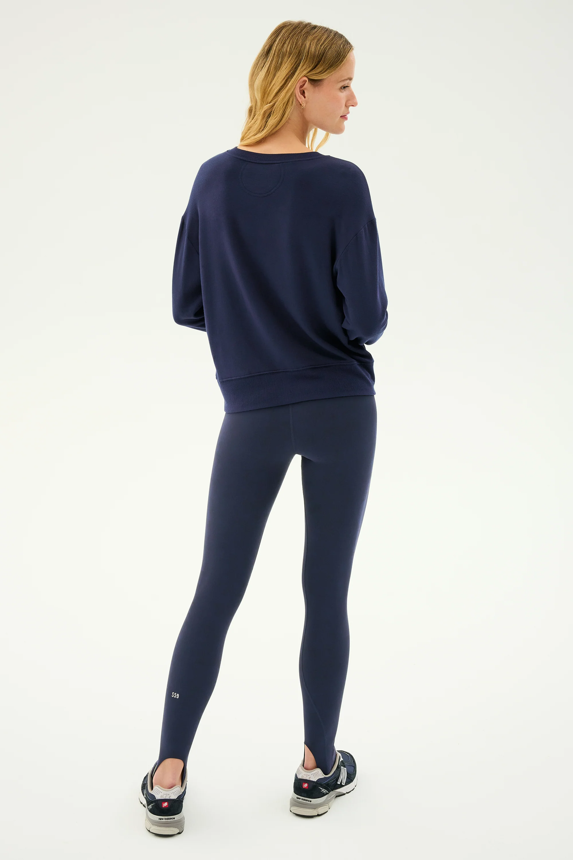 Sonja Fleece Sweatshirt - Indigo - Image 6