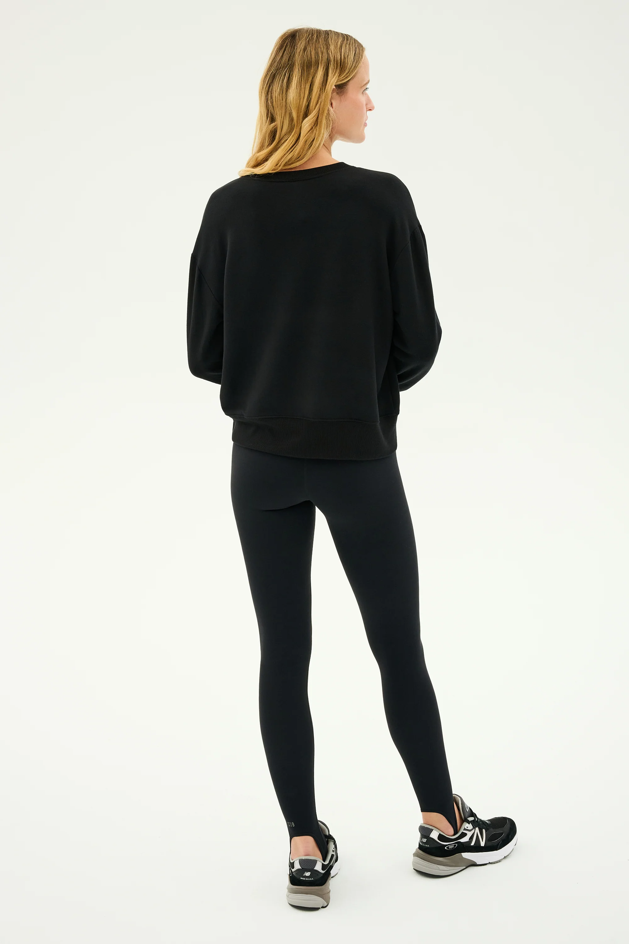 Sonja Fleece Sweatshirt - Black - Image 5