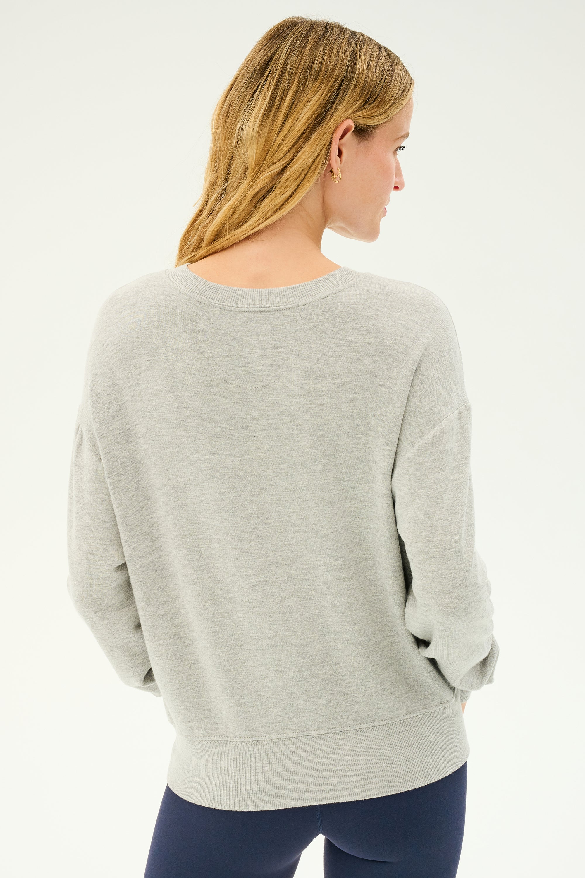 Sonja Fleece Sweatshirt - Heather Grey - Image 5