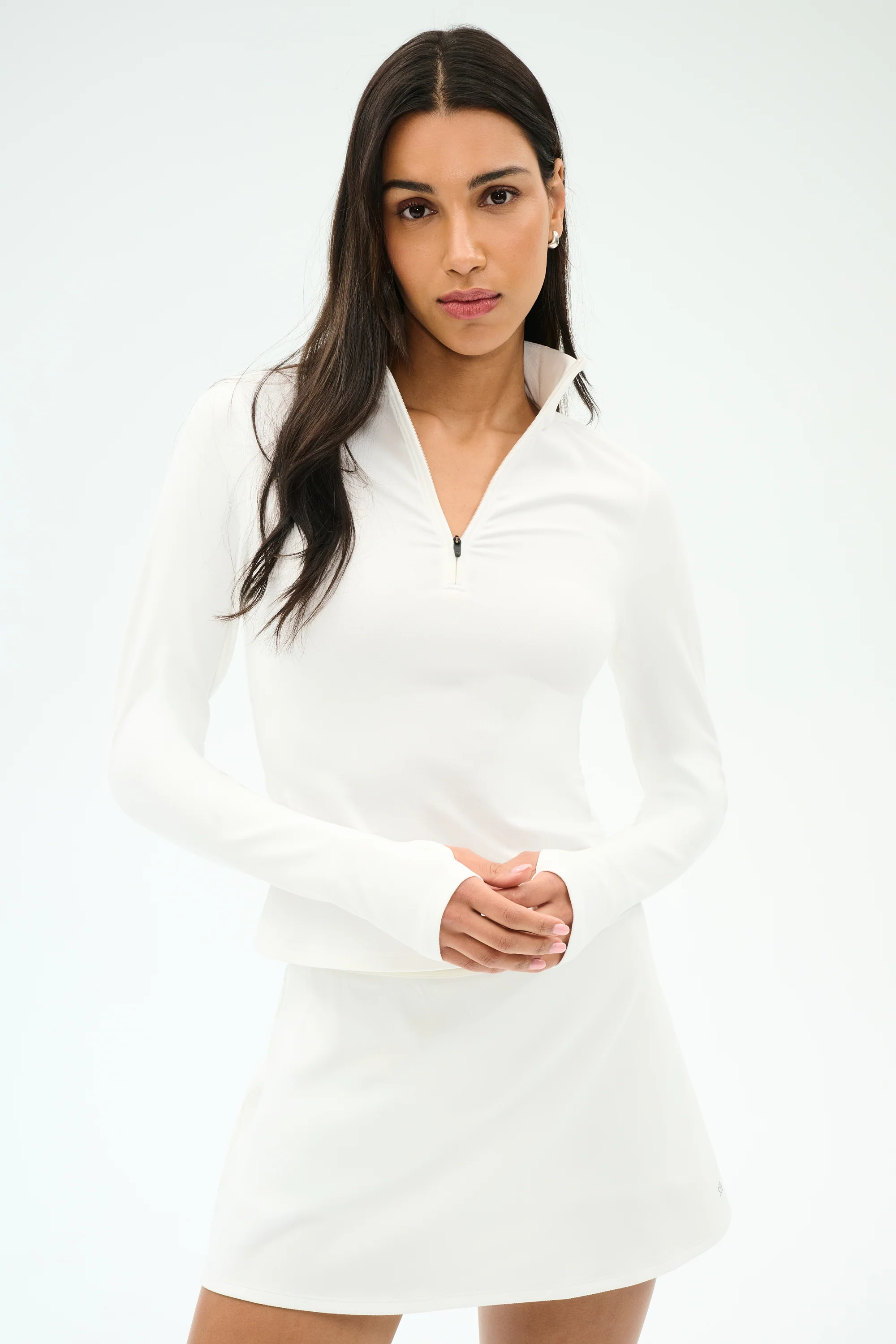 Stevie Active Rib Half Zip Waist Length - Image 3