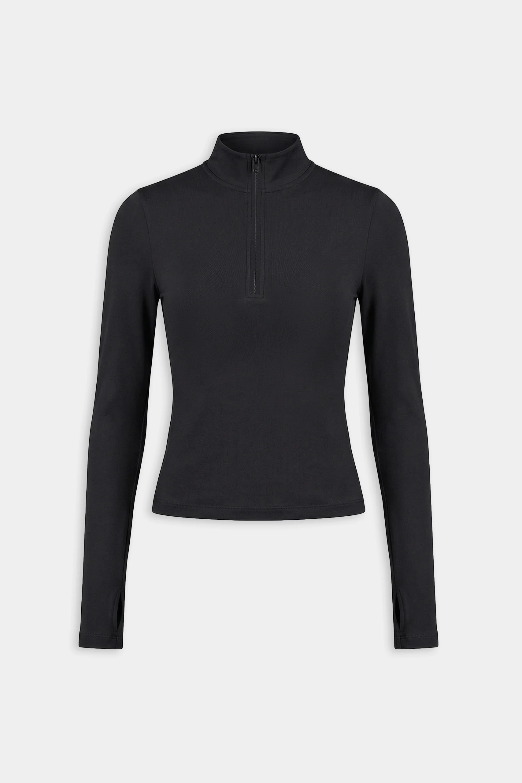 Tess Rigor Half Zip Waist Length - Black - Image 7
