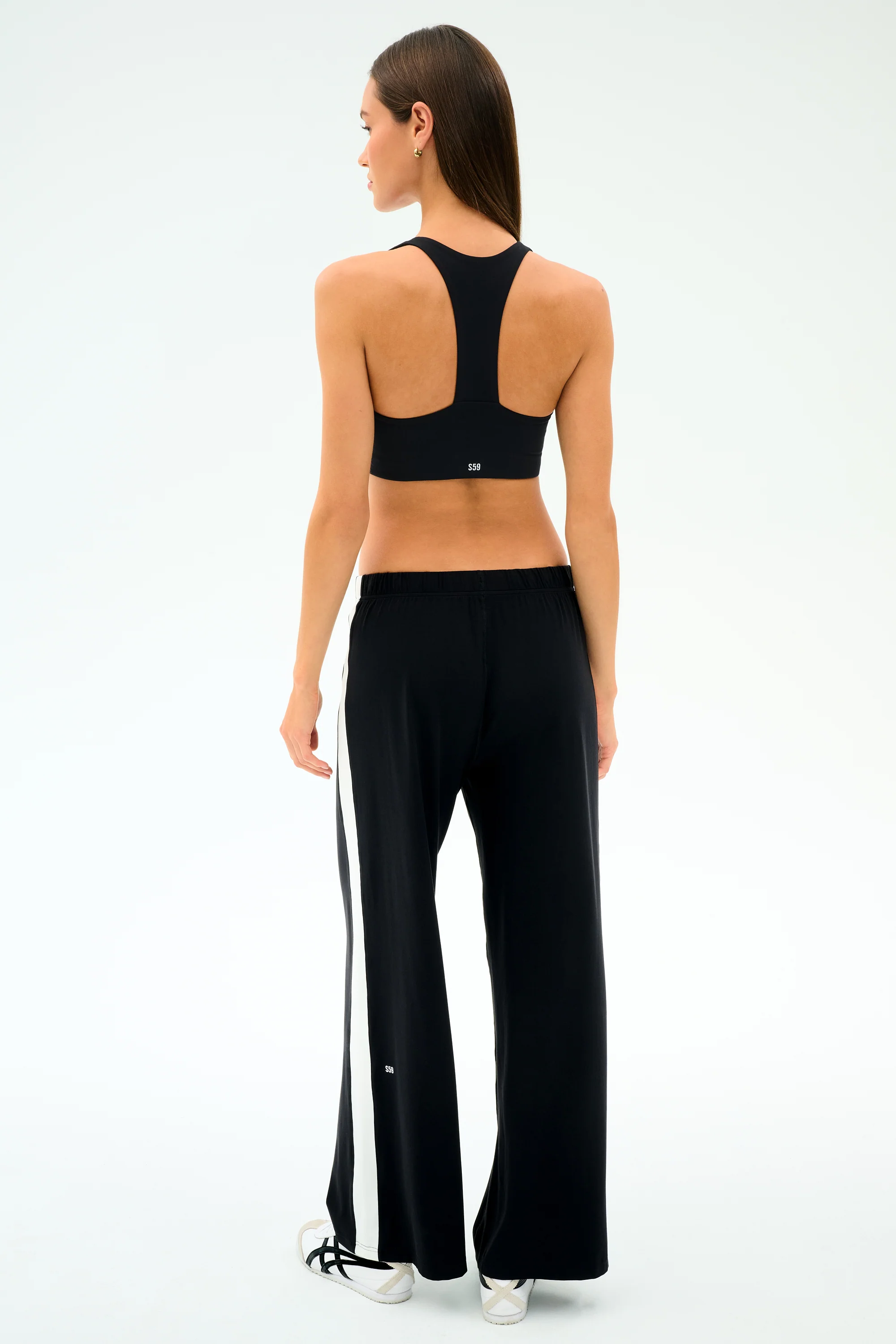 Willow Airweight Wide Leg - Black/White - Image 6