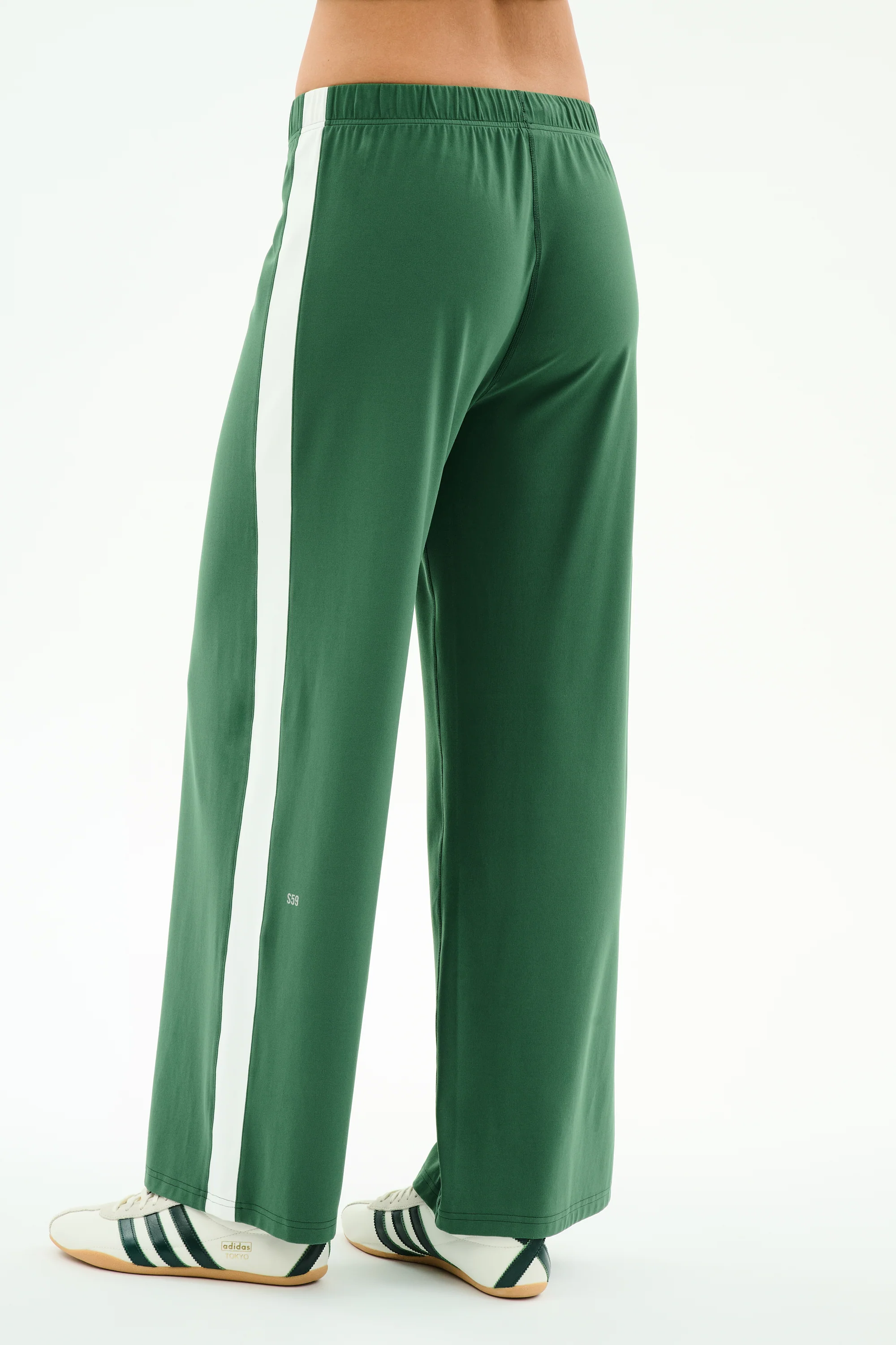 Willow Airweight Wide Leg - Arugula/White - Image 3