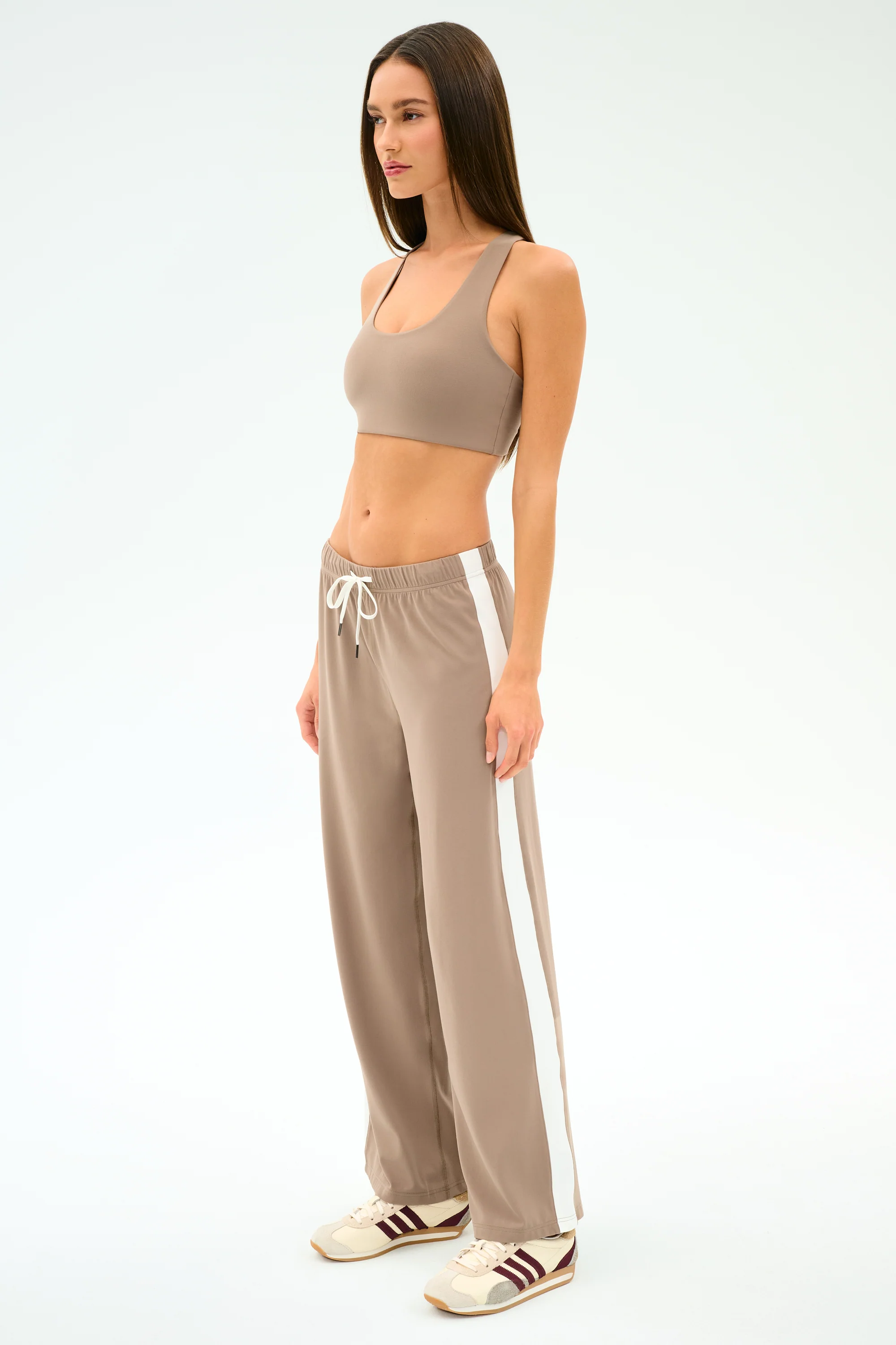 Willow Airweight Wide Leg - Latte/White - Image 5